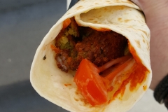 Chili Falafel Wrap